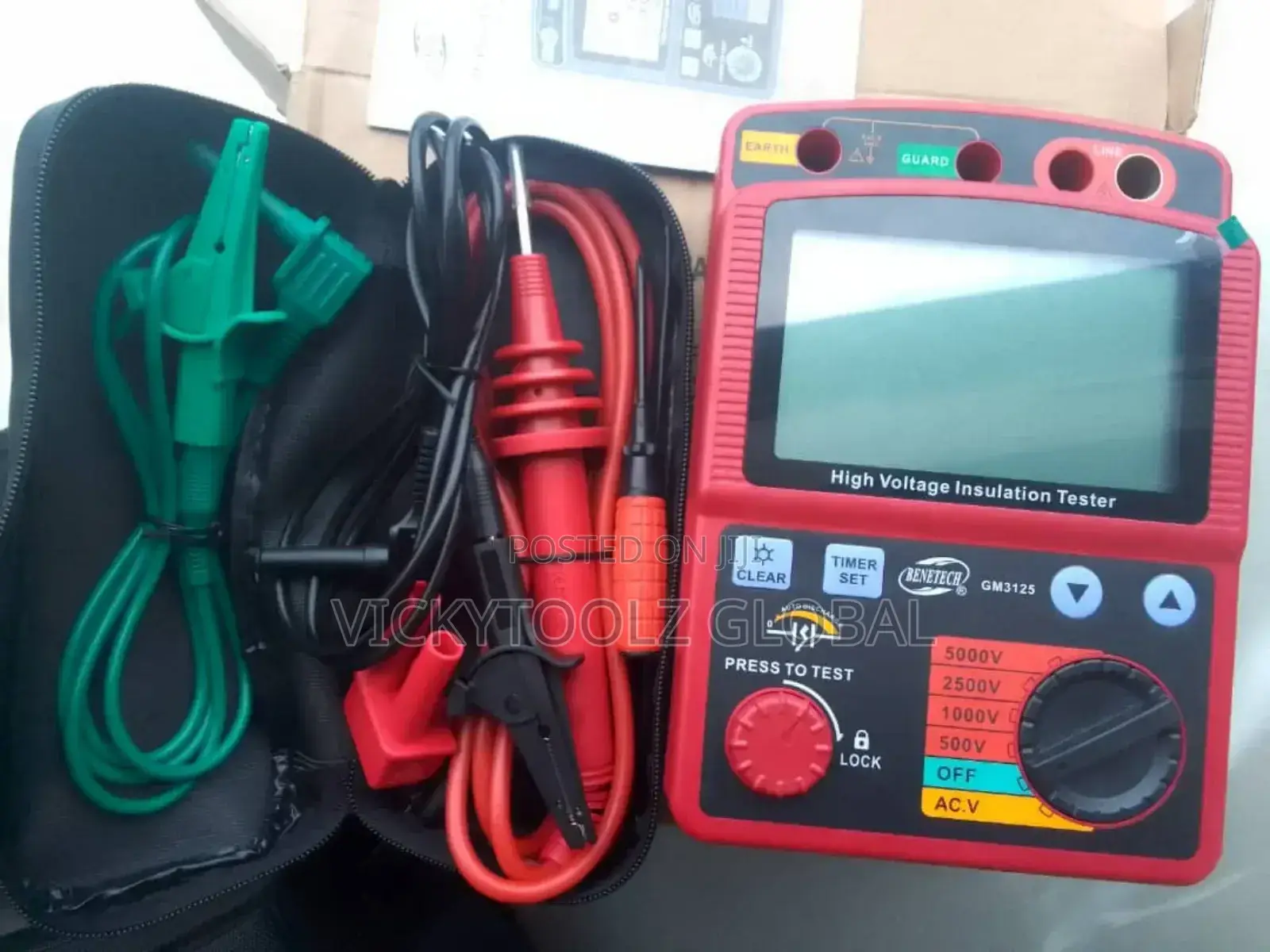 High Voltage Insulation Tester Megger 5kva