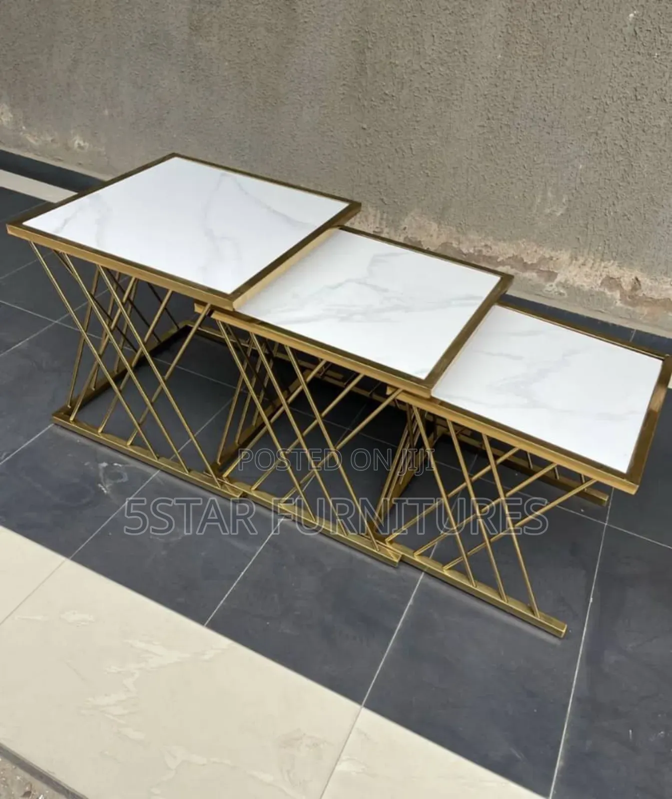 3in1 Marble Side Table