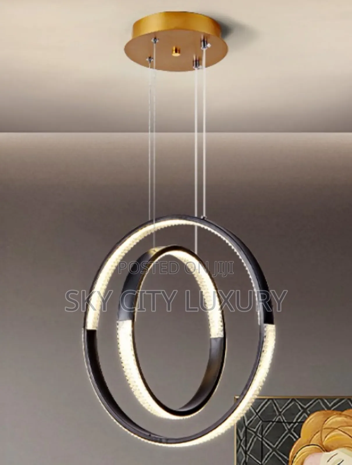 Led Round Dropping Pendant Light