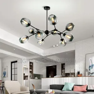 Bronze Colour Chandelier With Ten  Hands