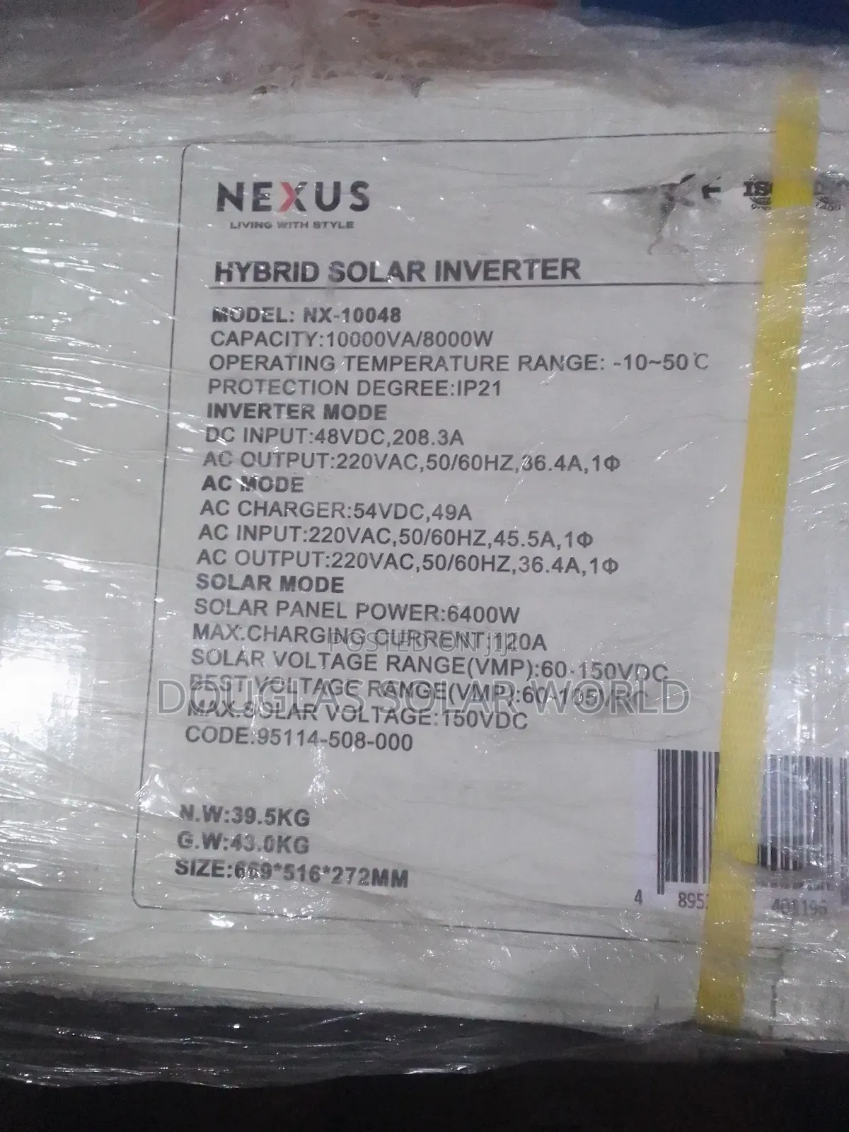 Nexus Solar Hybrid Inverter 5kva