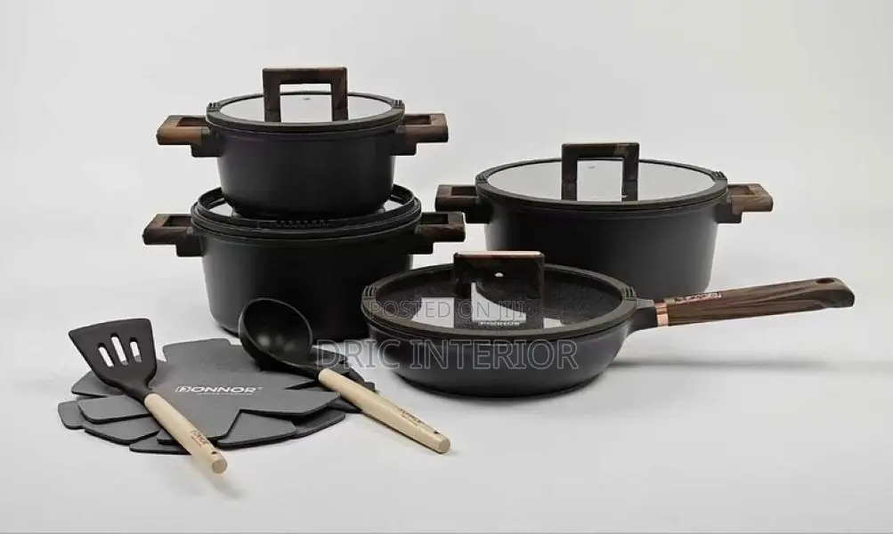 Donor Luxury Cookware Pot Set With Utensils