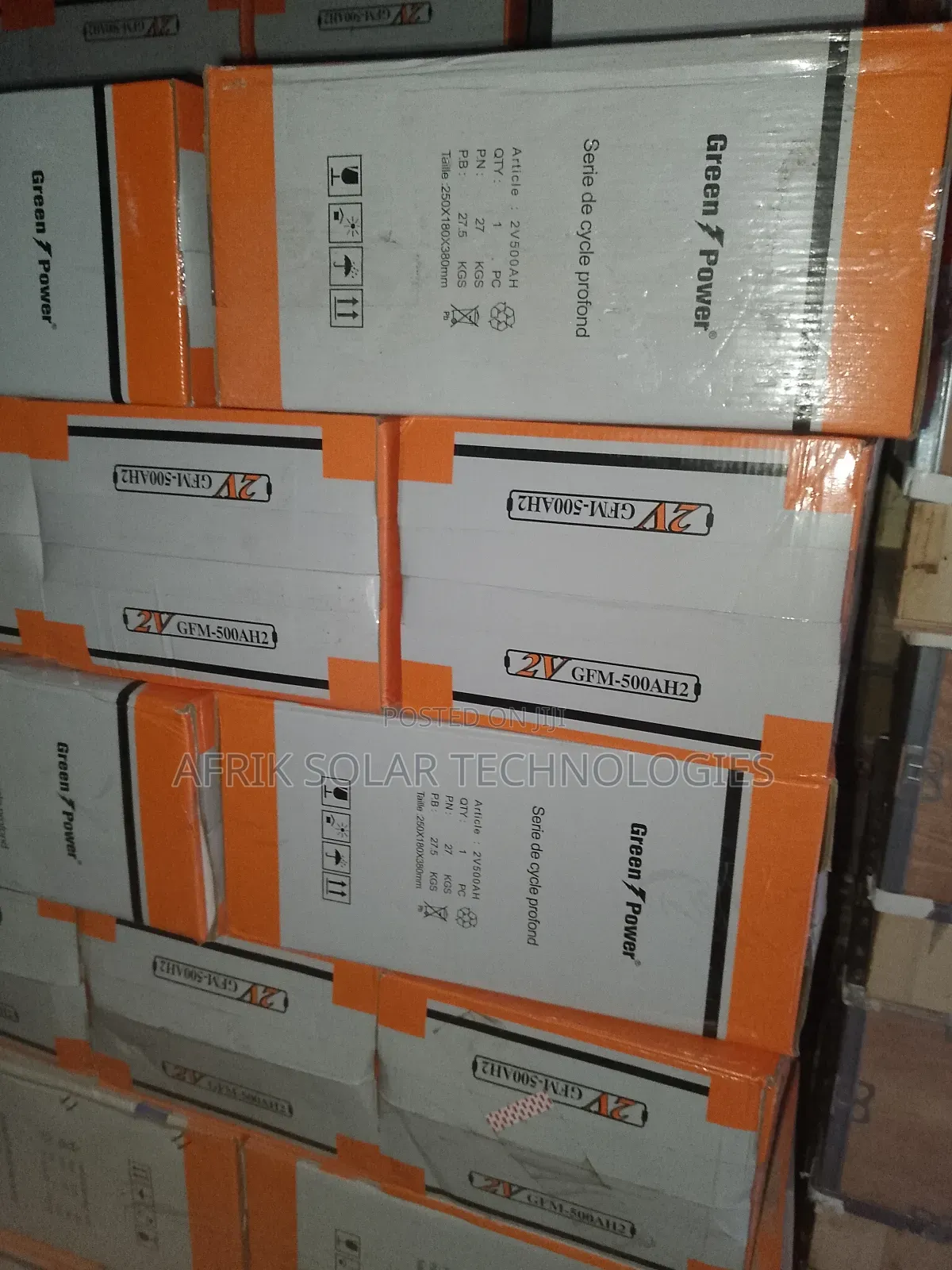 2v 500ah Green Power Battery