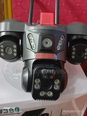 Solar Camera V380 3lens 3view Security Camera