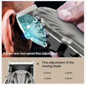 Mens Hair Clippers Kit for Barber With Led Display