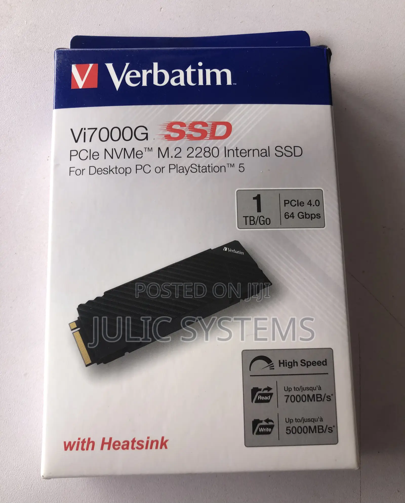 1tb Verbatim SSD M.2vi 7000g