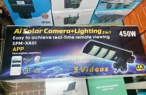 New Brand Ai Solar Camera+Lighting 2 In1