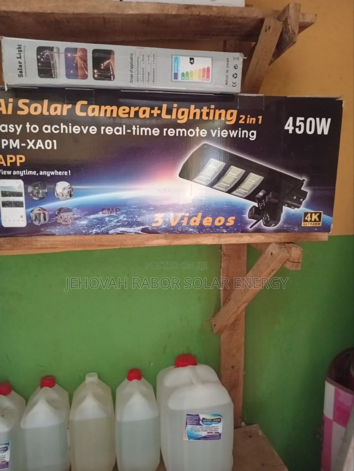 Solar CCTV Camera Street Light
