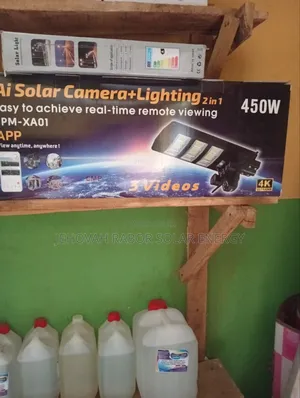 Solar CCTV Camera Street Light