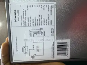 268liters Hisense Double Door Refrigerator
