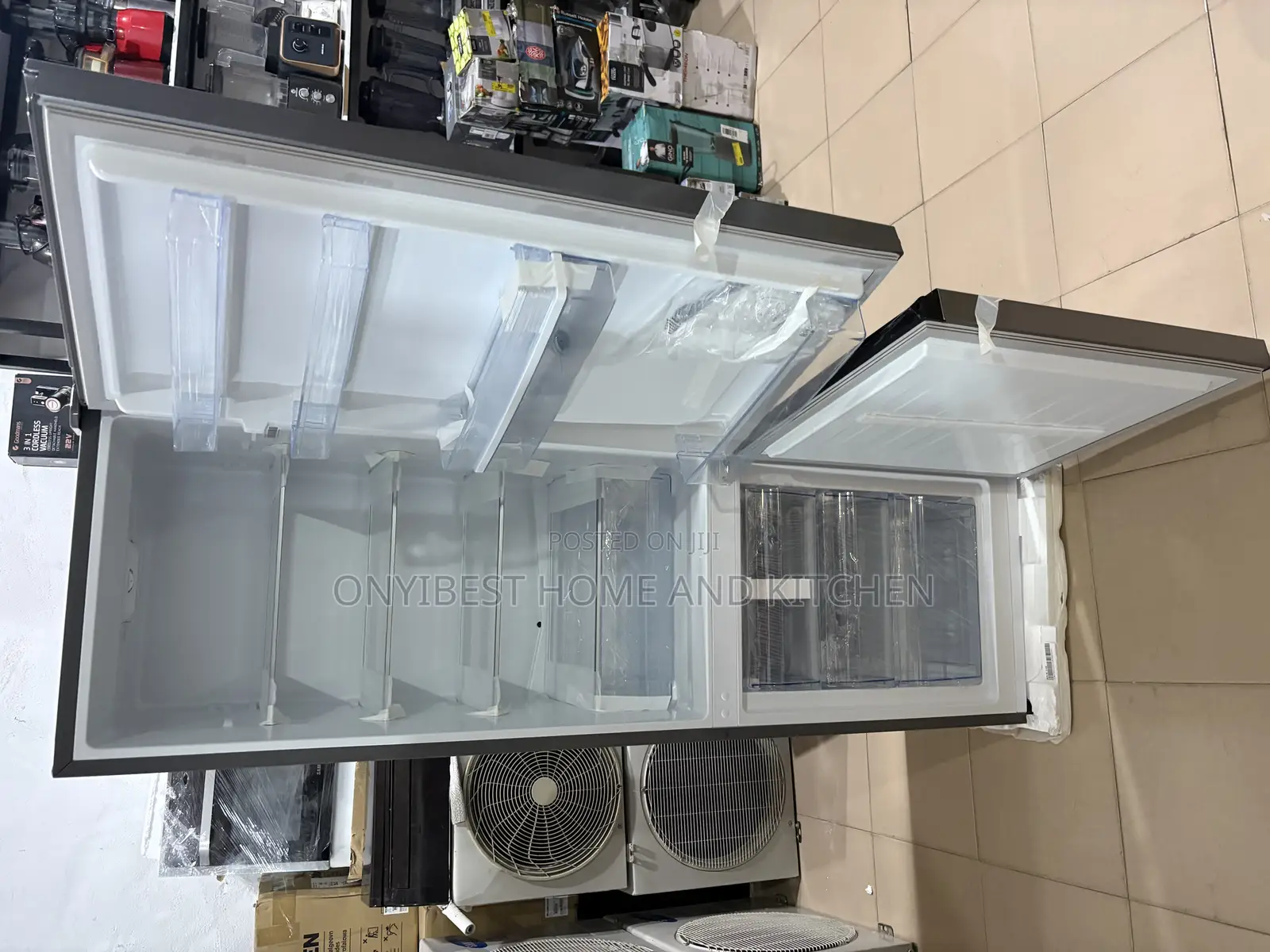 268liters Hisense Double Door Refrigerator