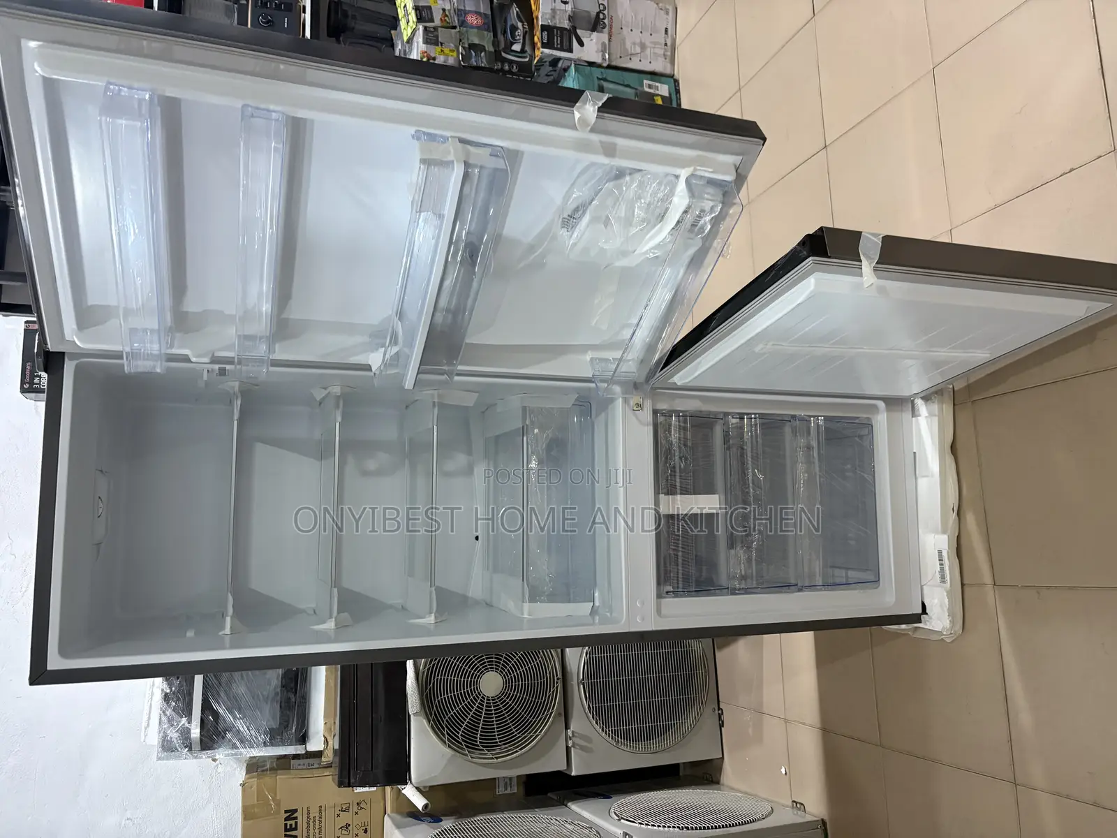 268liters Hisense Double Door Refrigerator