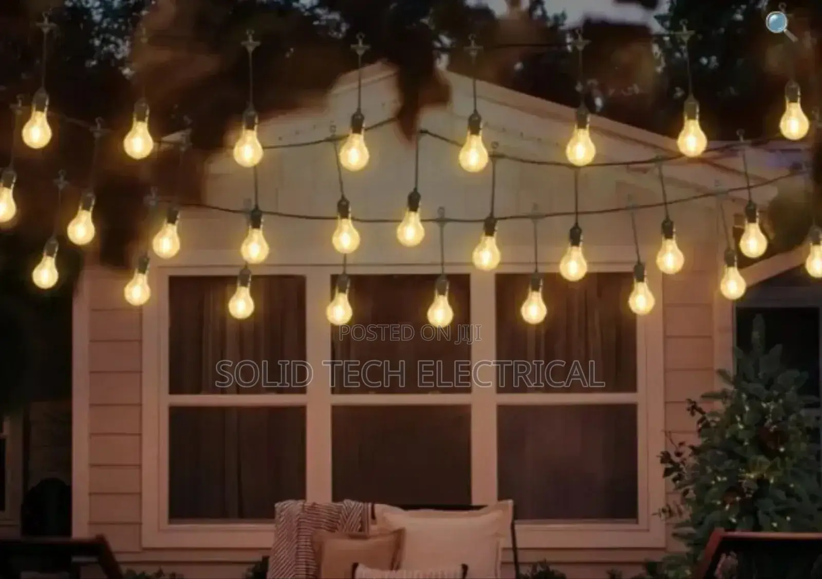 Outdoor Bar Light Without Bulb 10meters 20 Lampholders