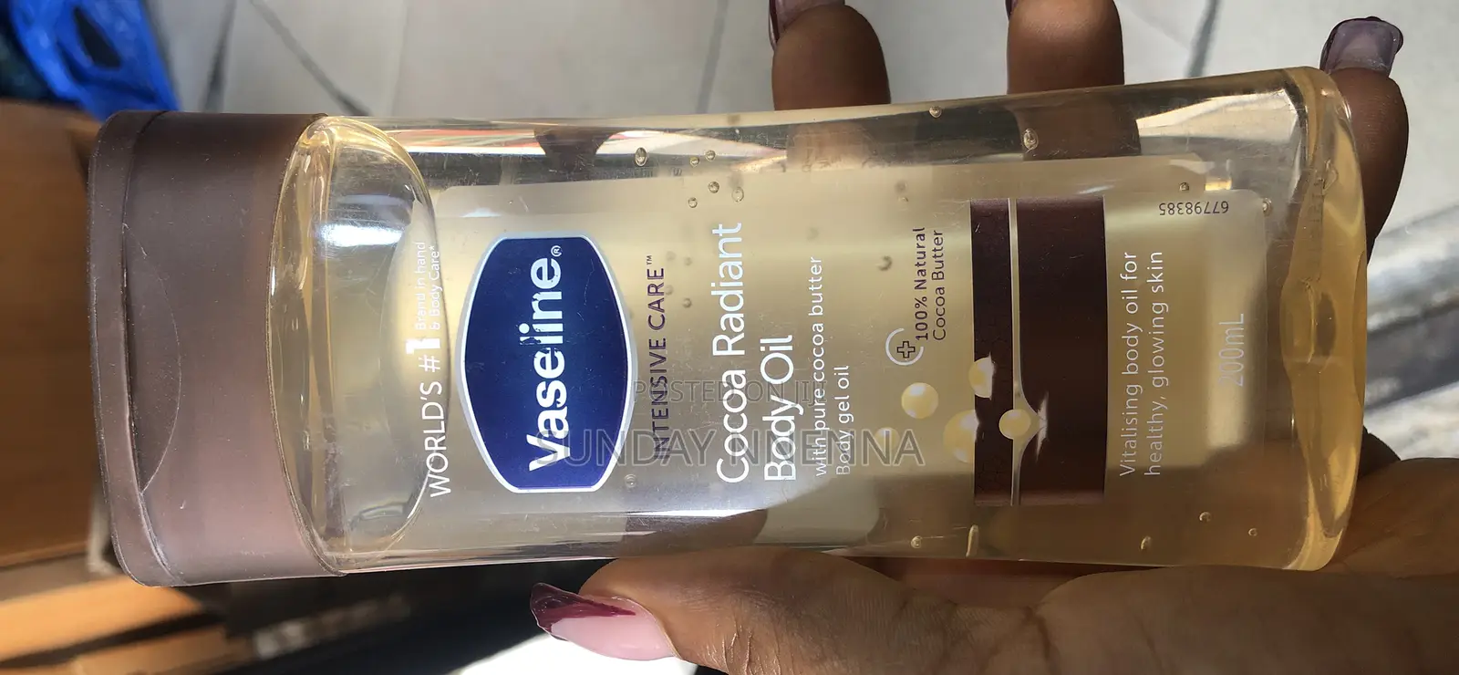 Vaseline Intensive Care Cocoa Radiant Body Oil
