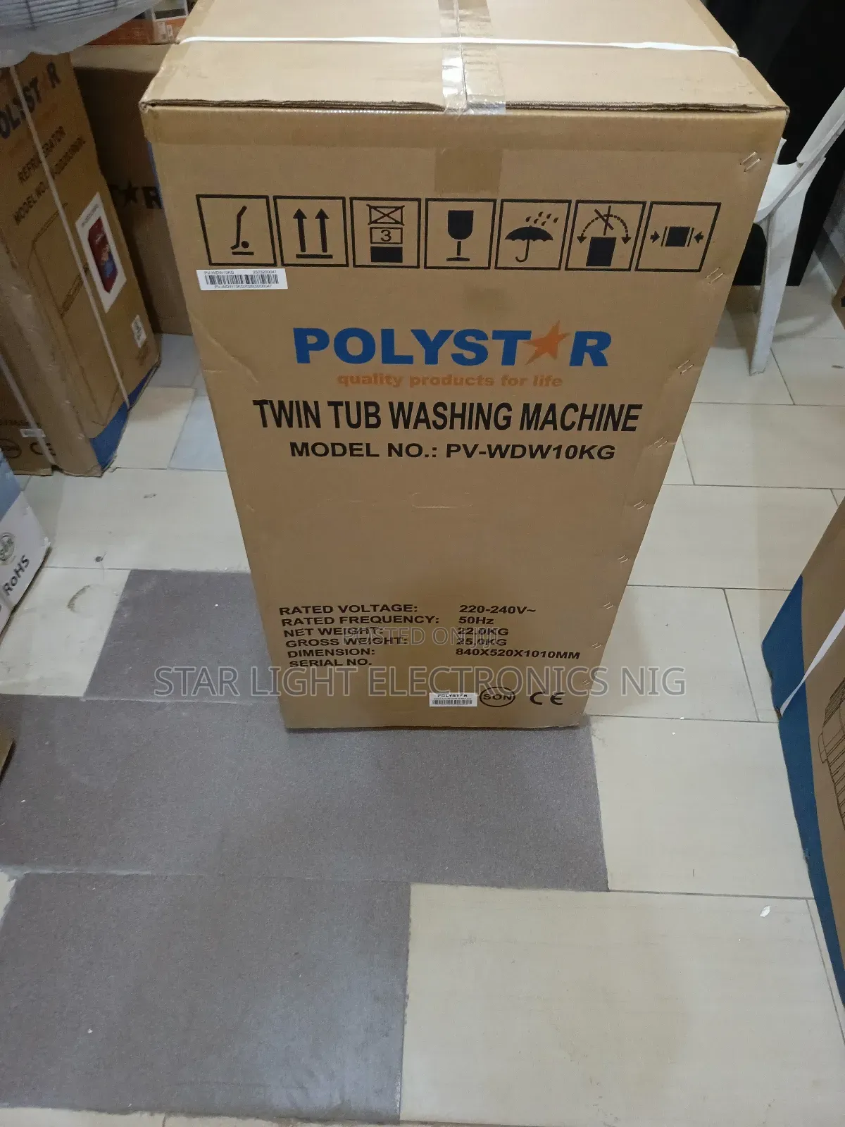Polystar Washing Machine 10kg