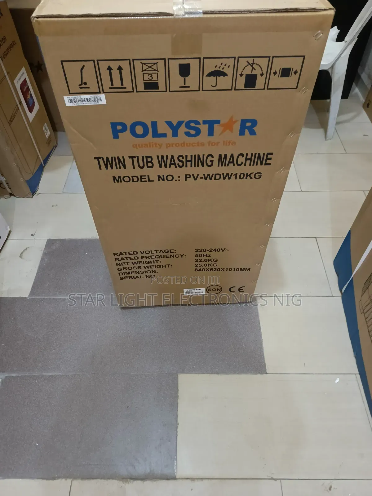 Polystar Washing Machine 10kg