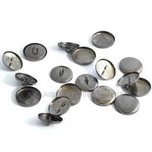 Aluminum Fabric Covered Button