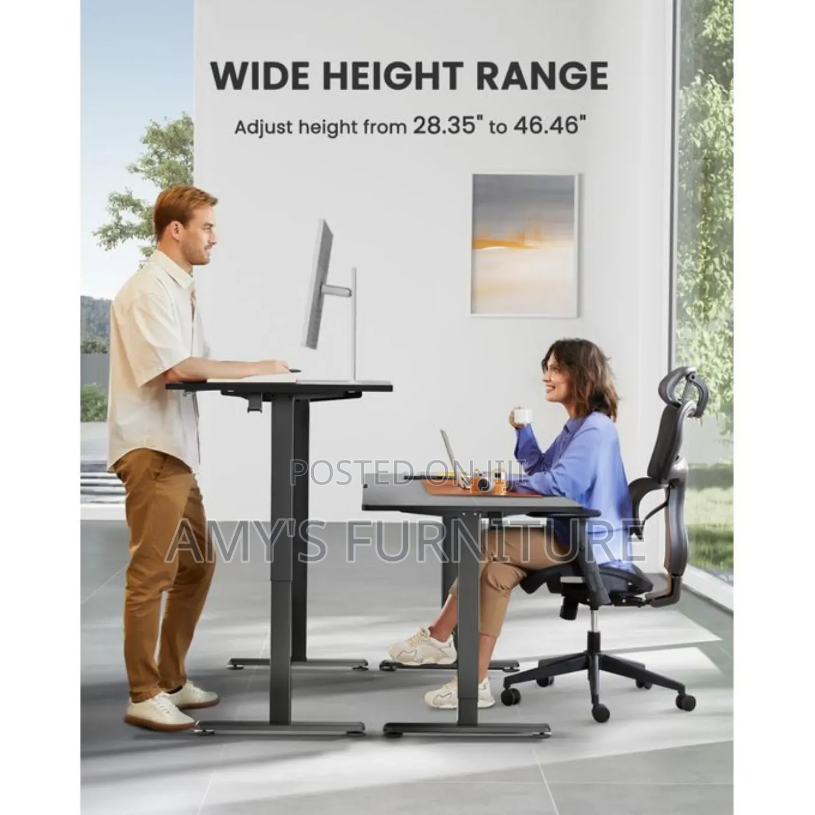 Height Adjustable Electric Standing Desk
