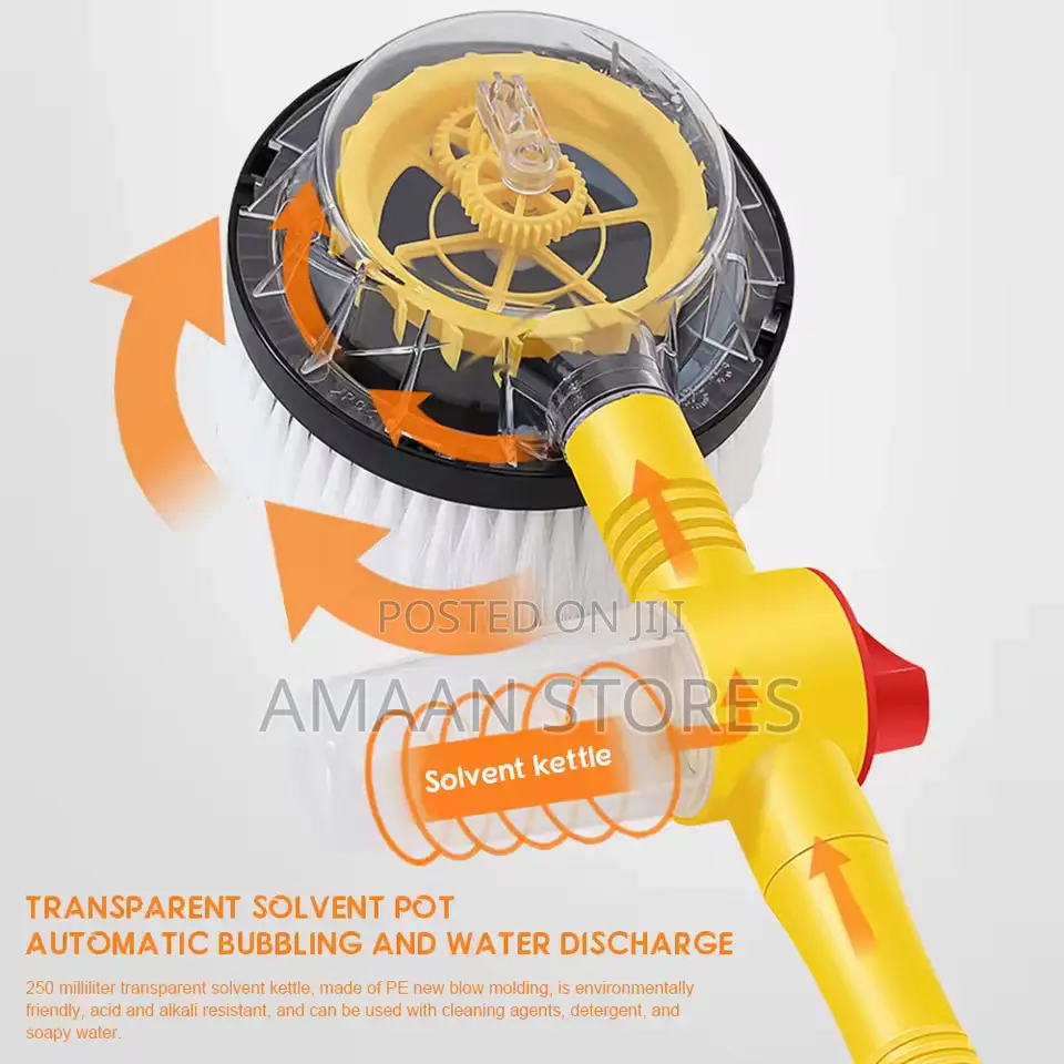 Multifunctional Washing and Flushing Brush