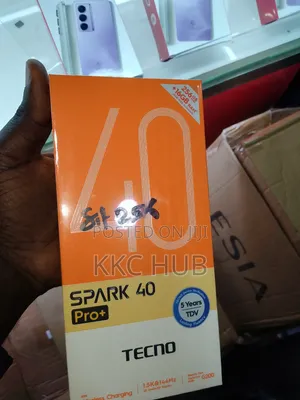 New Tecno Spark 40 Pro+ 256 GB Black