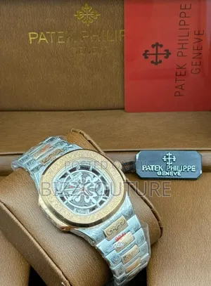 Original Patek Philippe Blue Stainless Steel Watch in Store