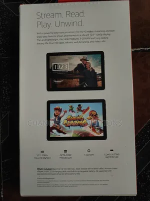 New Amazon Fire HD 10 32 GB Black