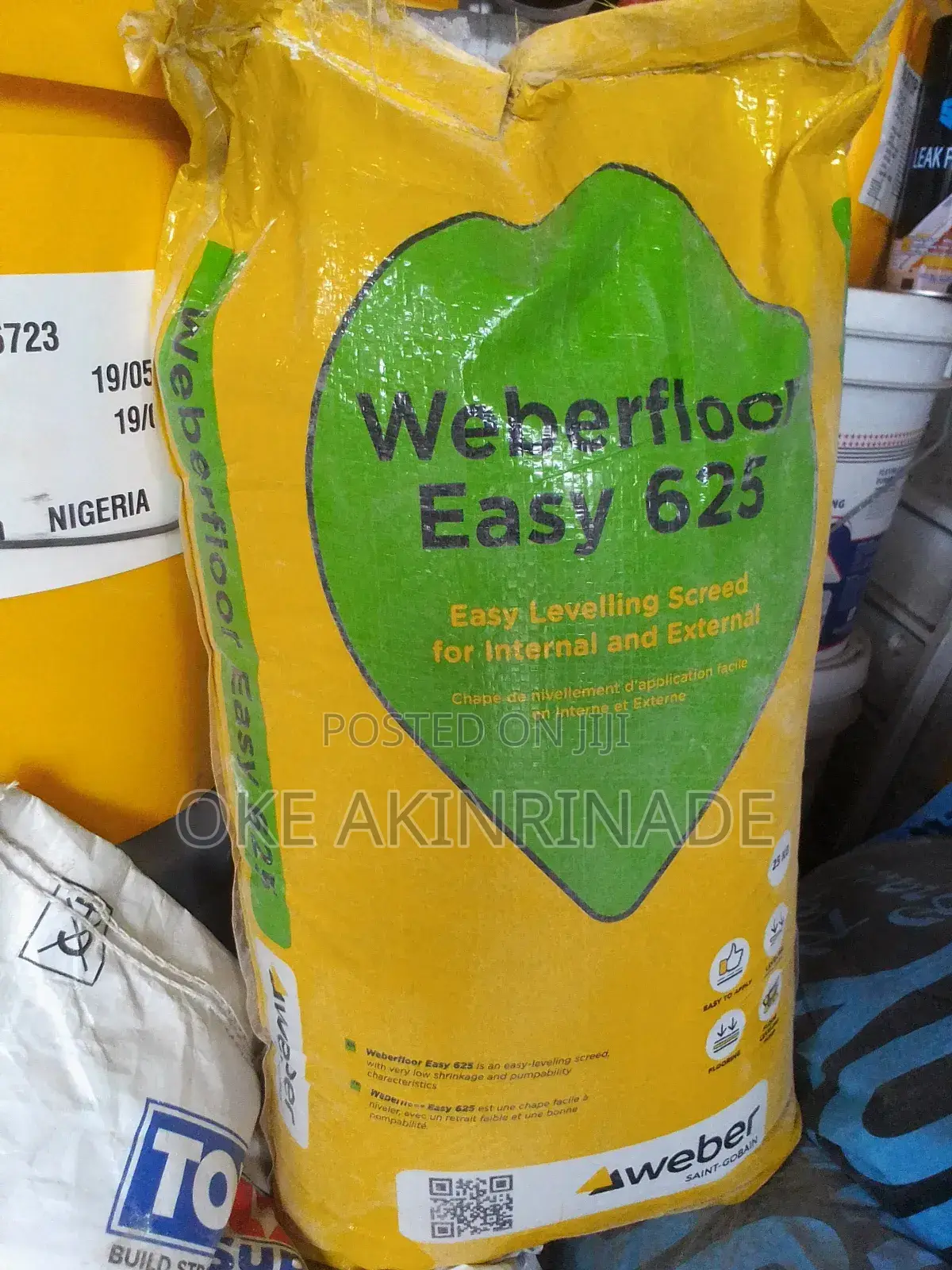 Weberfloor Easy 625 Levelling Screed for Internal External