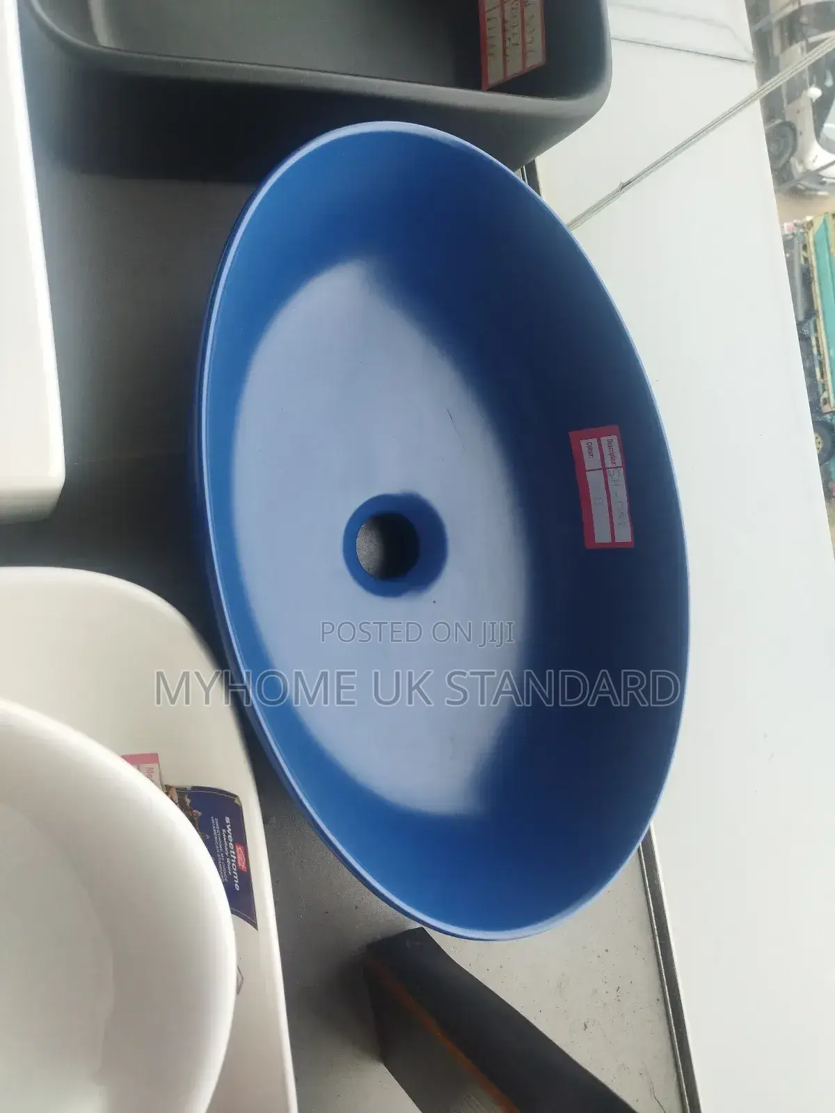 Blue Countertop Basin Blue