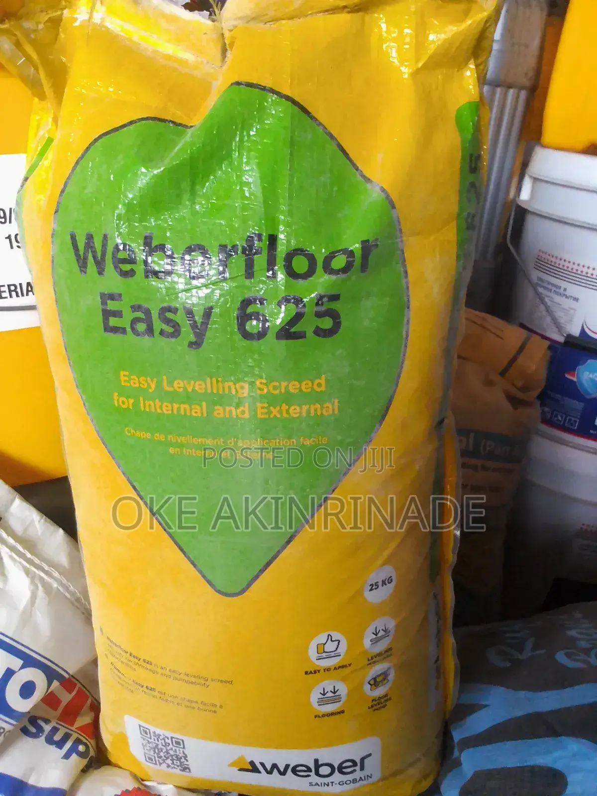 Weberfloor Easy 625 Easy Leveling Screed for Internal External