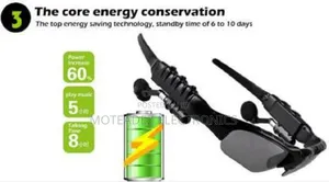 Bluetooth Rechargeable Sunglasses With Adjustable Earphones