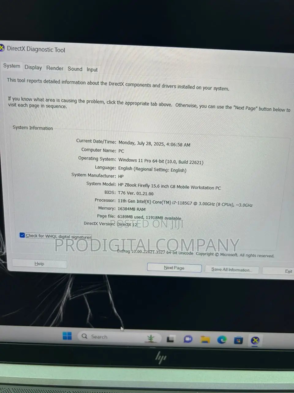 Laptop HP ZBook Firefly G8 16GB Intel Core I7 SSD 512GB