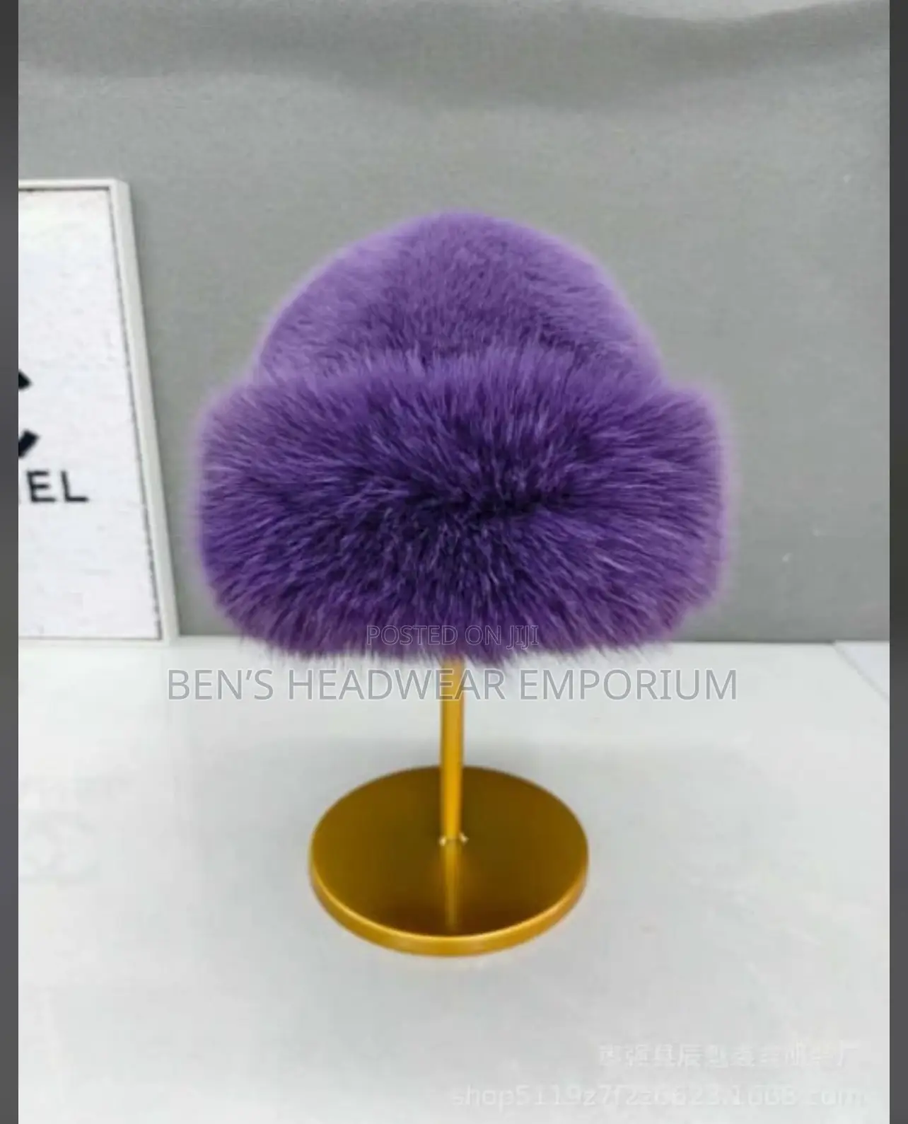 Women Winter Fur Hat.