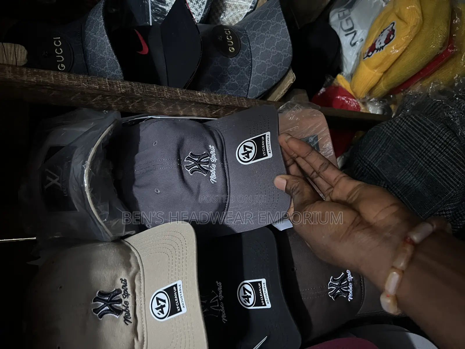 Stock Face Caps.