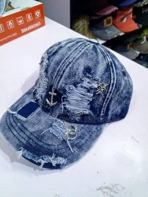 Stock Jean Face Cap