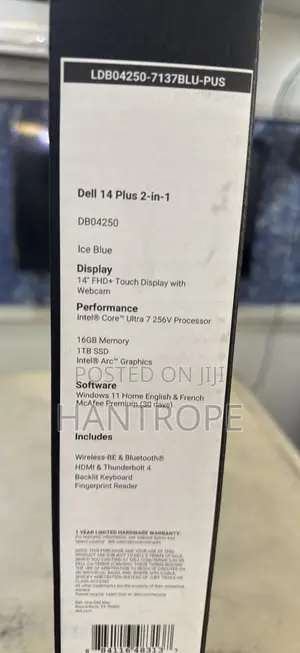 New Laptop Dell Pro 14 16GB Intel Core Ultra 7 SSD 1T