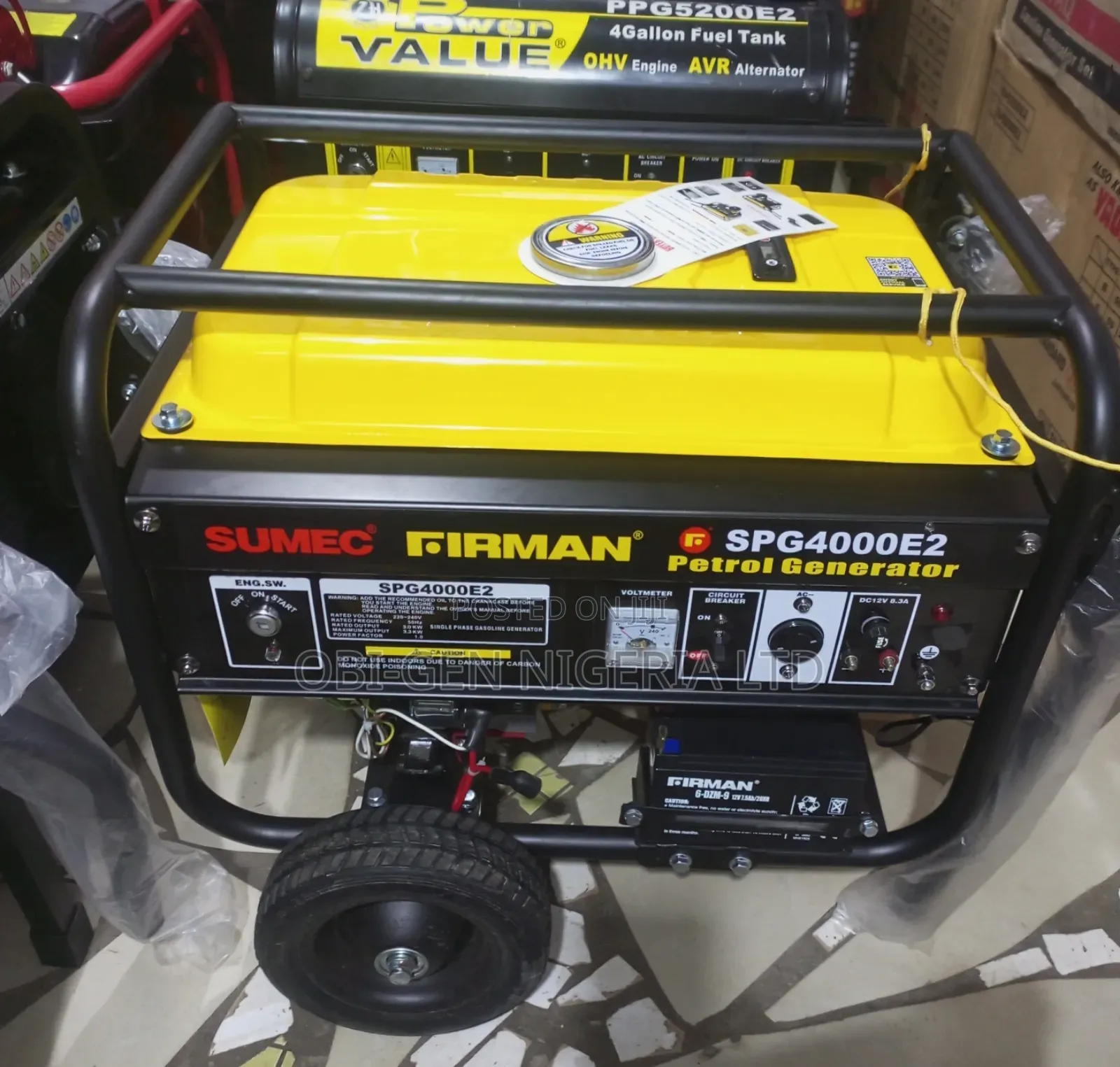 Sumec Firman Spg4000e2 Generator Set
