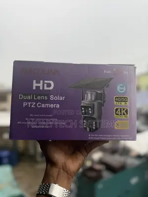 New Ubox Dual Lens Camera Solar PTZ 