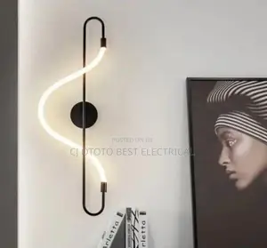 Led Luxury Wall Light Gold Black Body Available