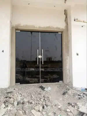 Dark Grey Swing Door