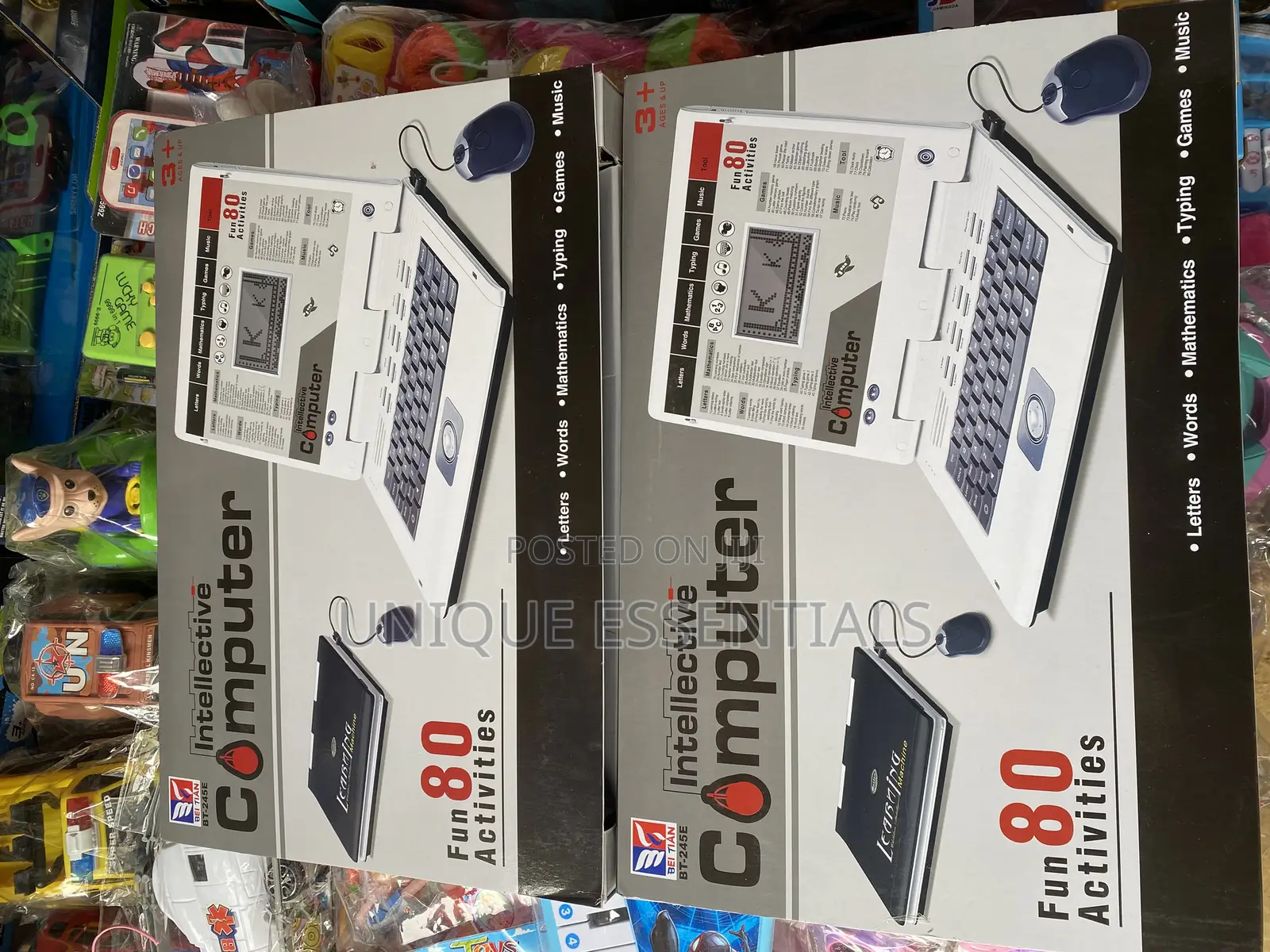 80 Fun Activities Intellective Children's Laptop With Mouse
