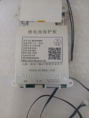 Smart Lithium BMS Jk 4s-8s 60a