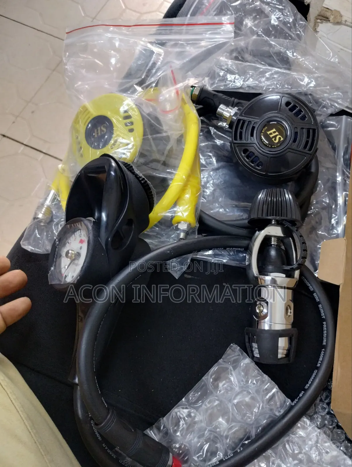 First And Second Stage Dive Regulator Octopus Scuba Diving