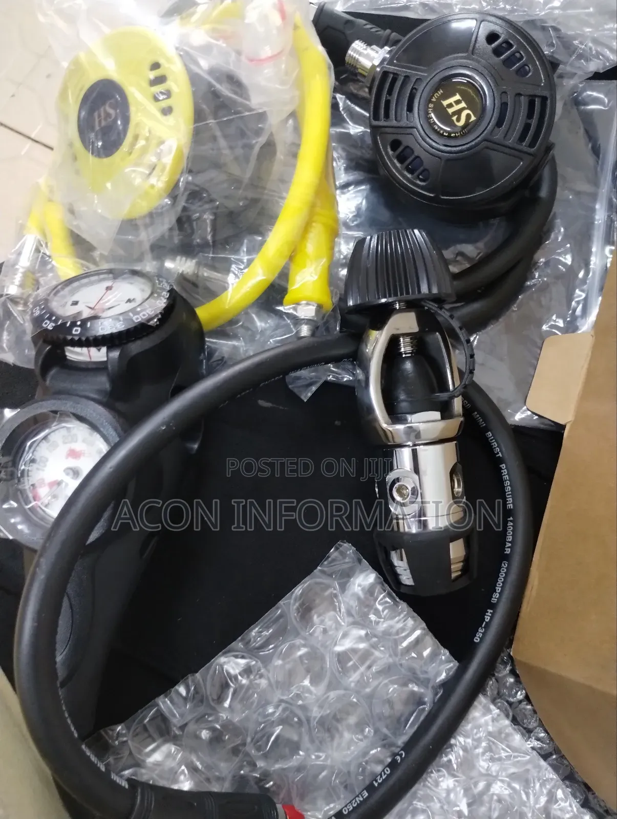 First And Second Stage Dive Regulator Octopus Scuba Diving