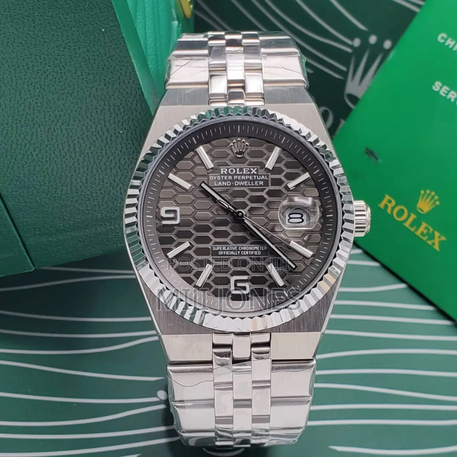 "Land Dweller Male Edition: Rolex-Style Automatic Watch"