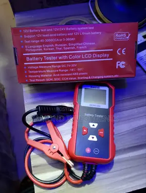 Battery Tester With Color Display