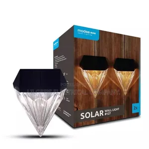 Diamond Shaped Solar Led Wall Light