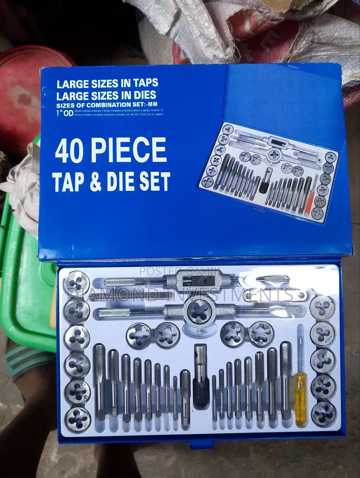 40pcs Tap and Die Set