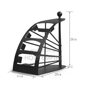 Remote Control Organizer Box-4-Compartment Iron Storage Rack