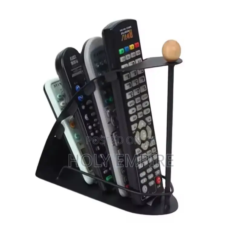 Remote Control Organizer Box-4-Compartment Iron Storage Rack