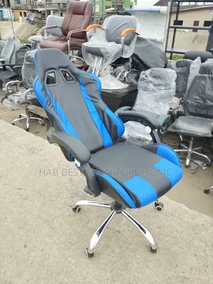 Gaming Chair Recline (Blue)